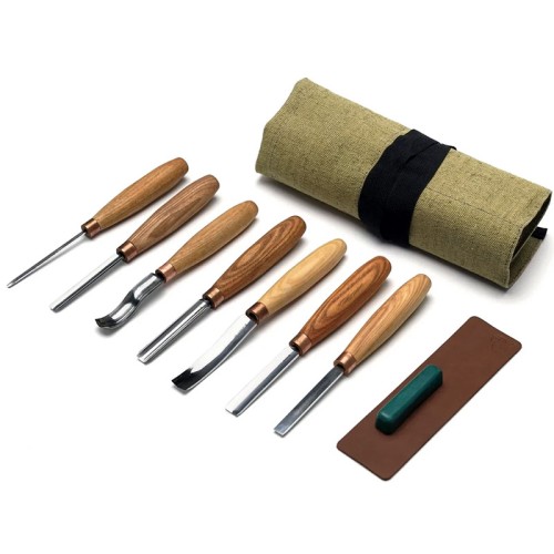 Set of 7 Wood Carving Chisels